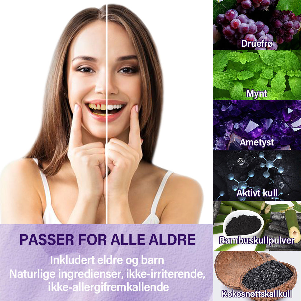 ✅Offisiell butikk | Ourlyard™ Tannhelse Mineralpulver🧑🏽⚕️Godkjent av Legemiddelverket (Behandler periodontitt og munnsår, forebygger tannfall og reparerer tannkjøttresesjon)